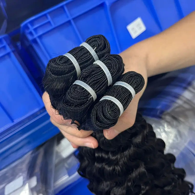 10A Raw Virgin Hair Weaving Curl