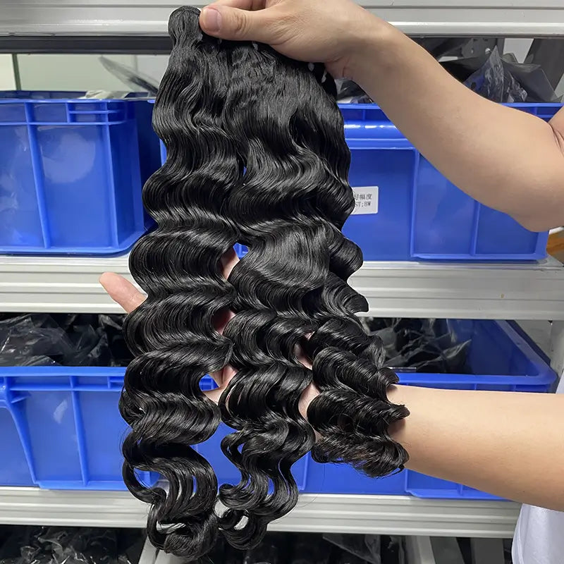 10A Raw Virgin Hair Weaving Loose Deep