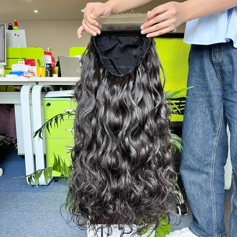 10A Custom HD/Transparent Closure Raw Hair Wig Body Wave