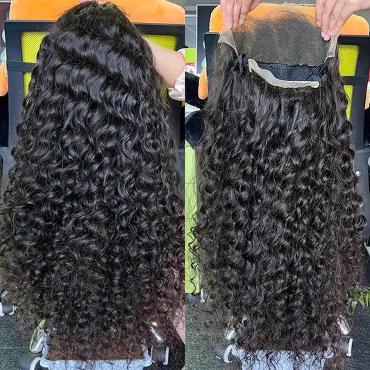 10A Custom HD/Transparent Frontal Raw Hair Wig Loose Deep
