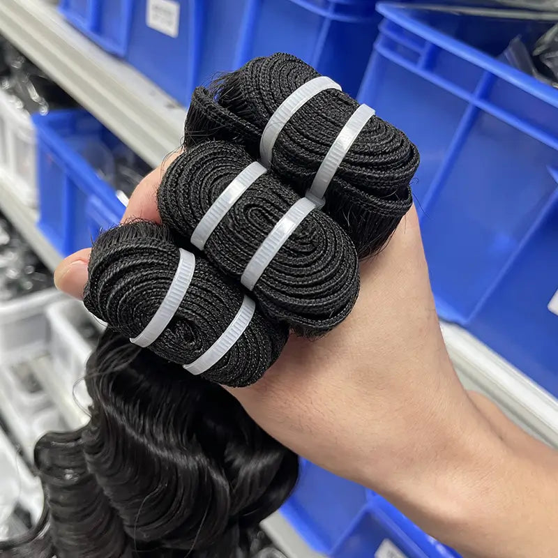 10A Raw Virgin Hair Weaving Loose Deep