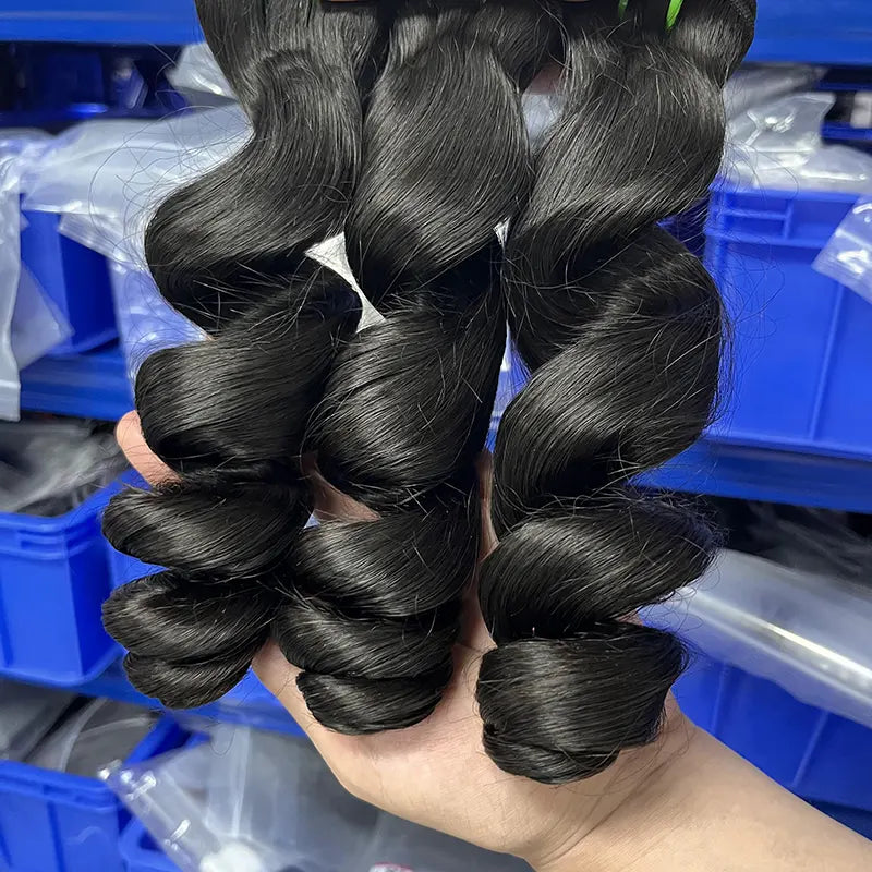 12A Raw Virgin Hair Weaving Loose Wave