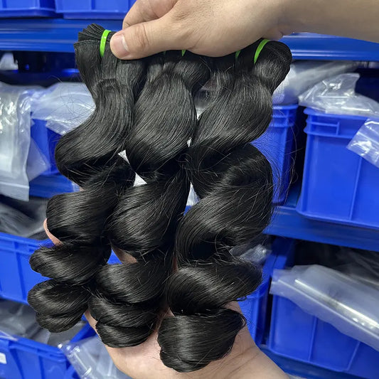12A Raw Virgin Hair Weaving Loose Wave