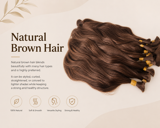 Natural Brown Virgin Remy Hair